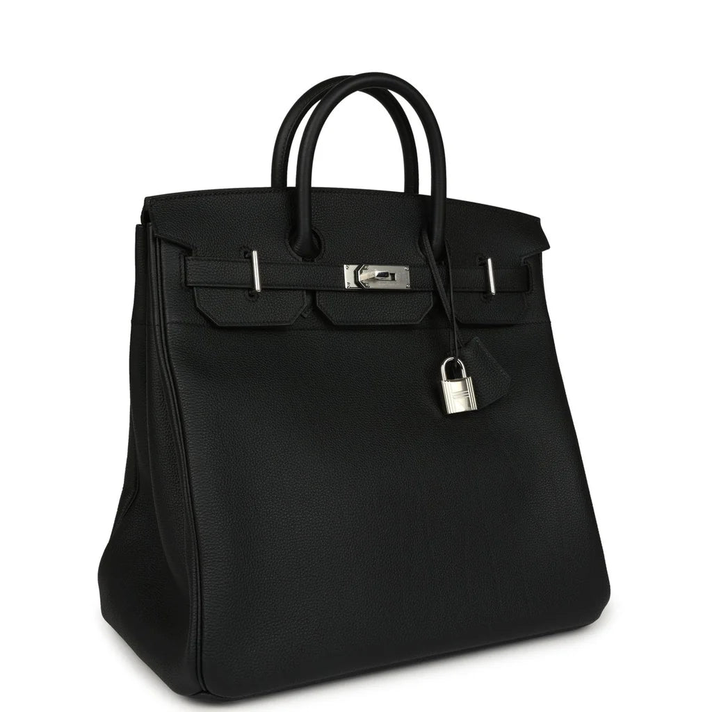 Hermès HAC 40 Black Togo Palladium Hardware