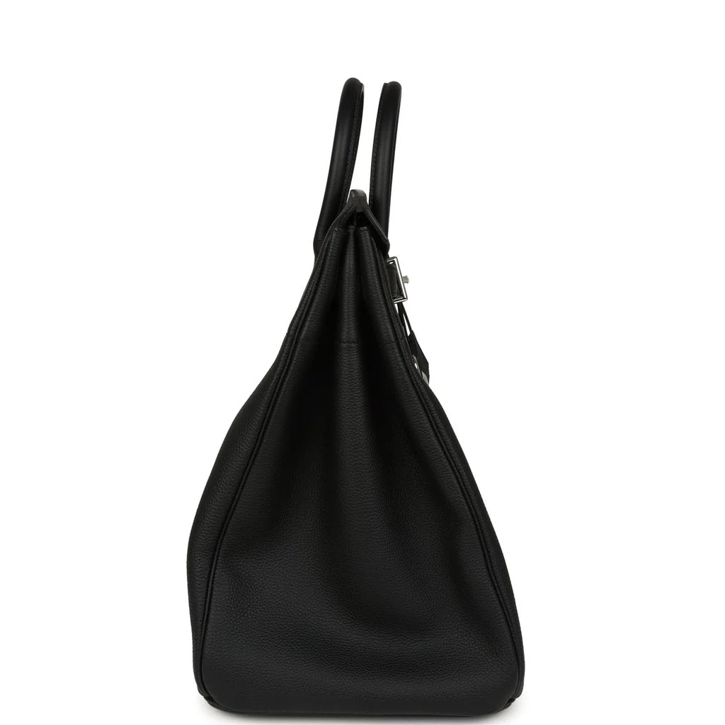 Hermès HAC 40 Black Togo Palladium Hardware