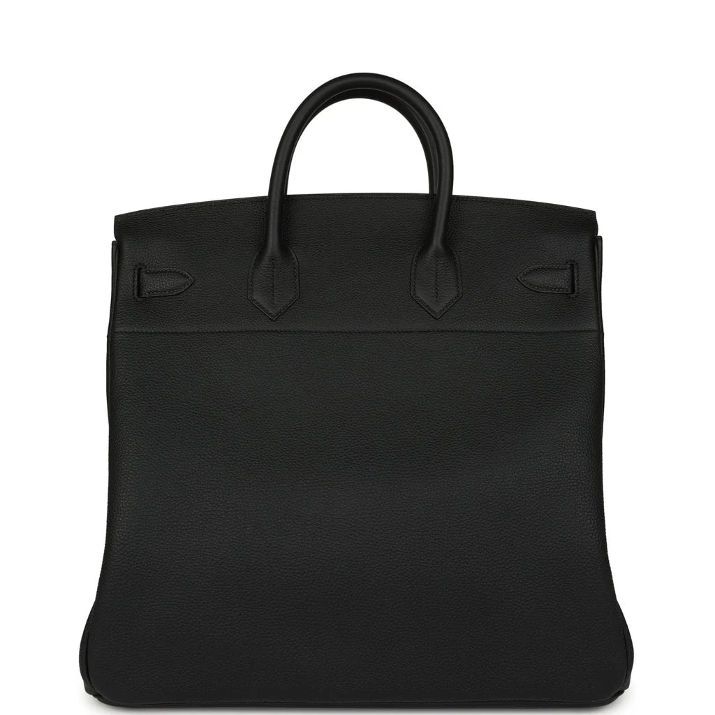 Hermès HAC 40 Black Togo Palladium Hardware