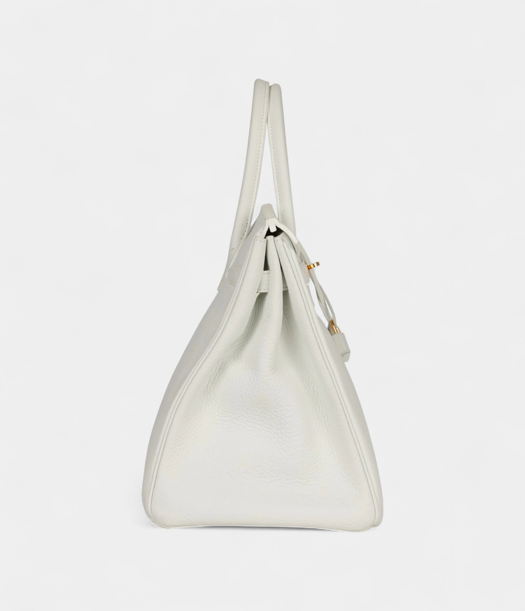 Hermès Birkin 35 White Clemence Gold Hardware