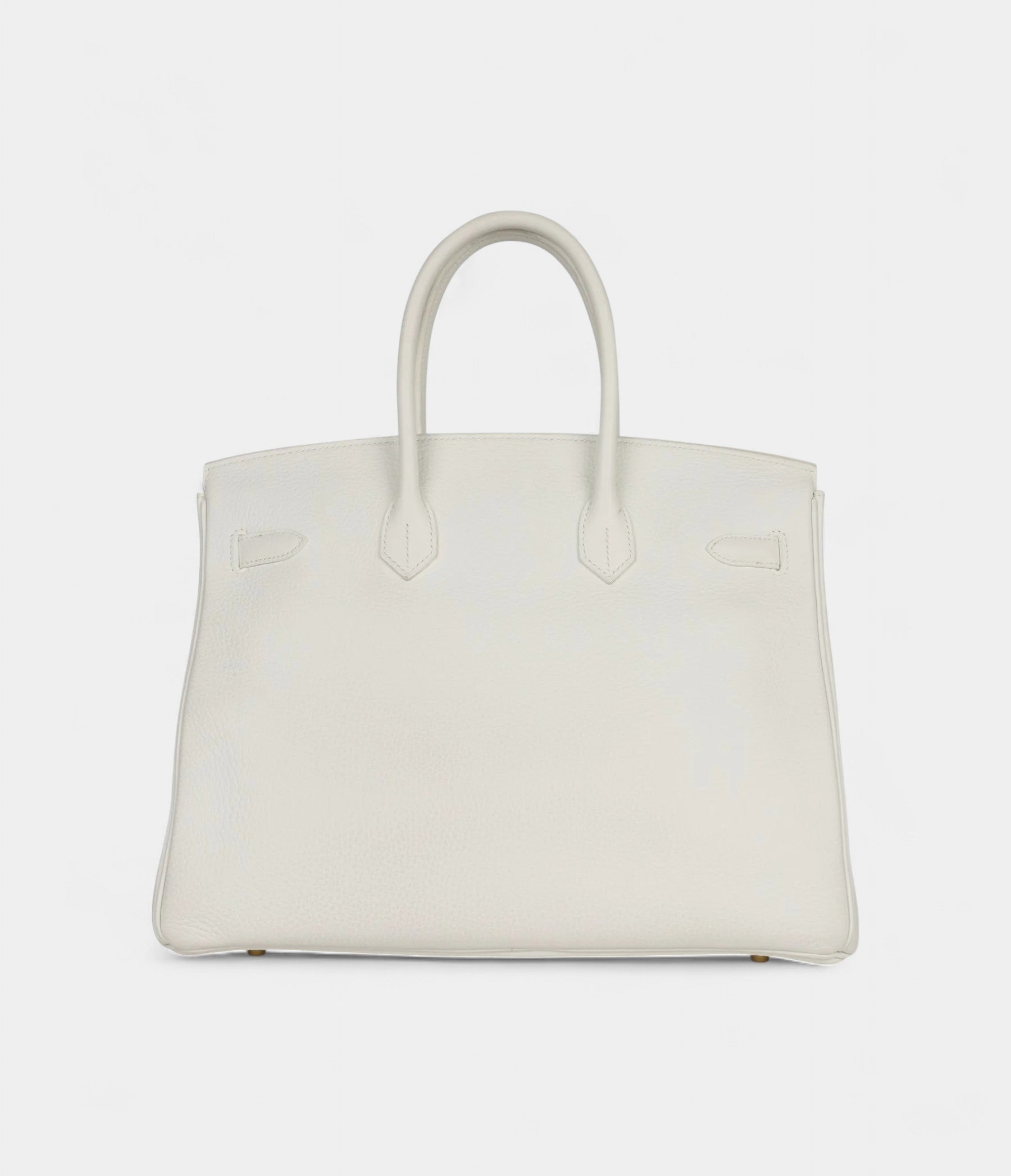 Hermès Birkin 35 White Clemence Gold Hardware