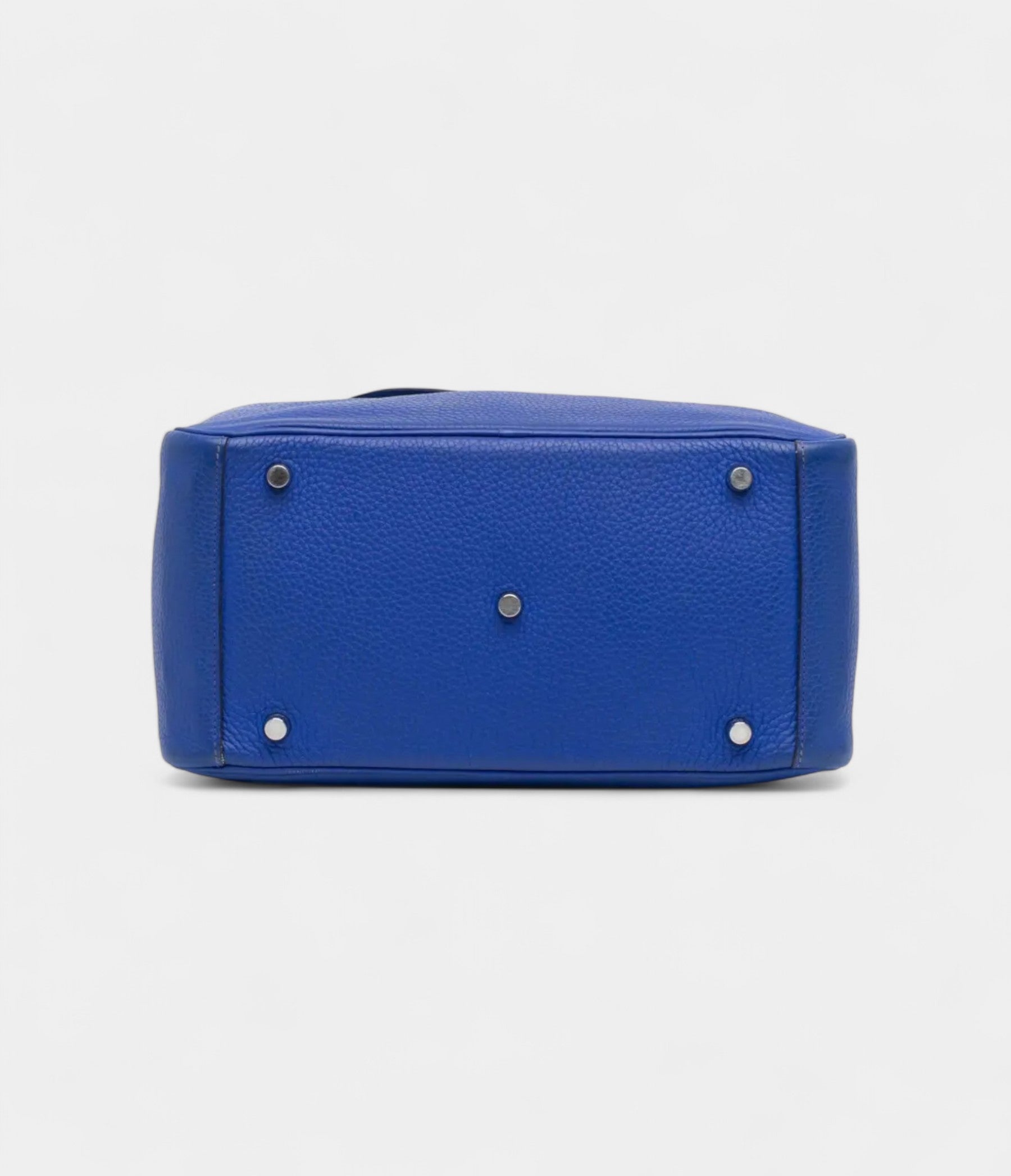 Hermès 2011 Togo Lindy 30 Satchel Rolled Handles and Flat Strap Bag