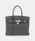 Hermès 2024 Birkin 30 Dark Grey Tote Bag