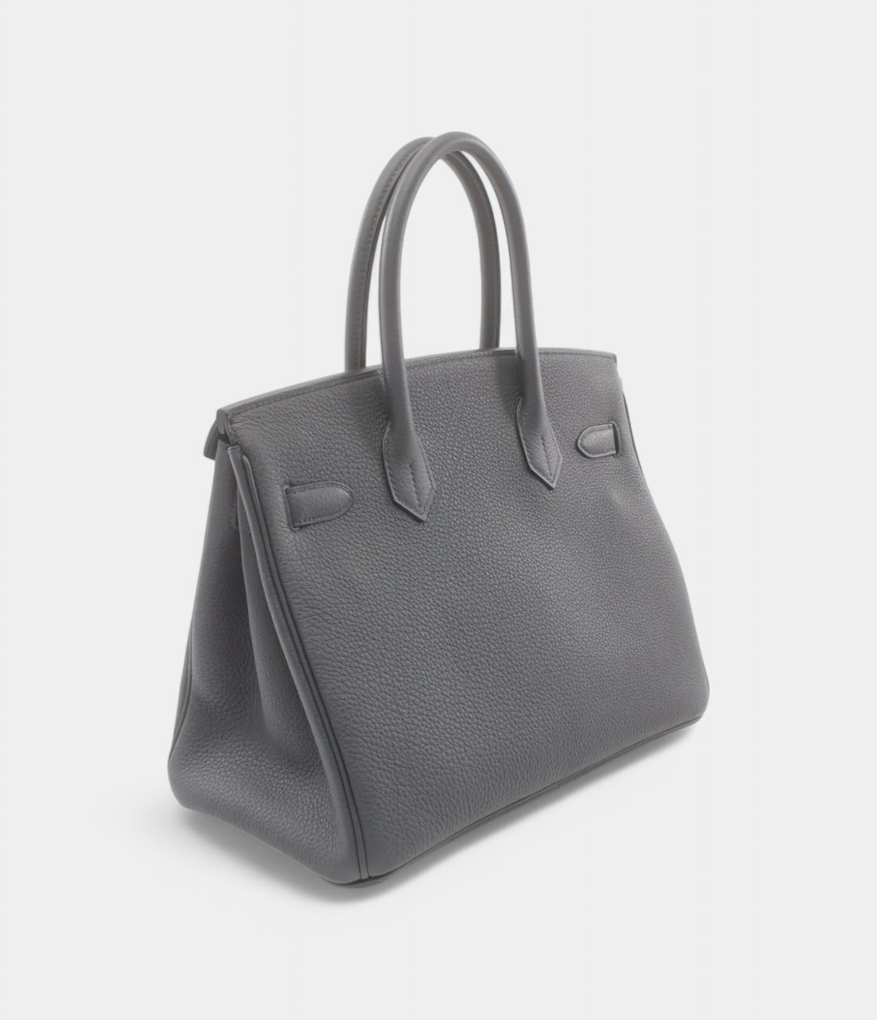 Hermès 2024 Birkin 30 Dark Grey Tote Bag