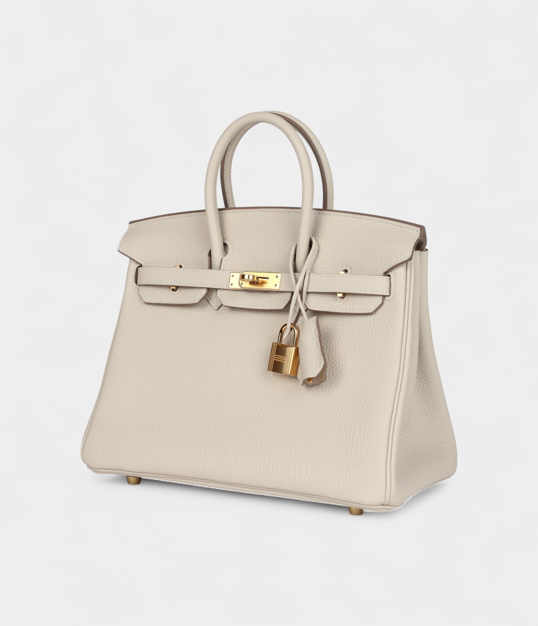 Hermès Birkin 25 Craie Togo Gold Hardware