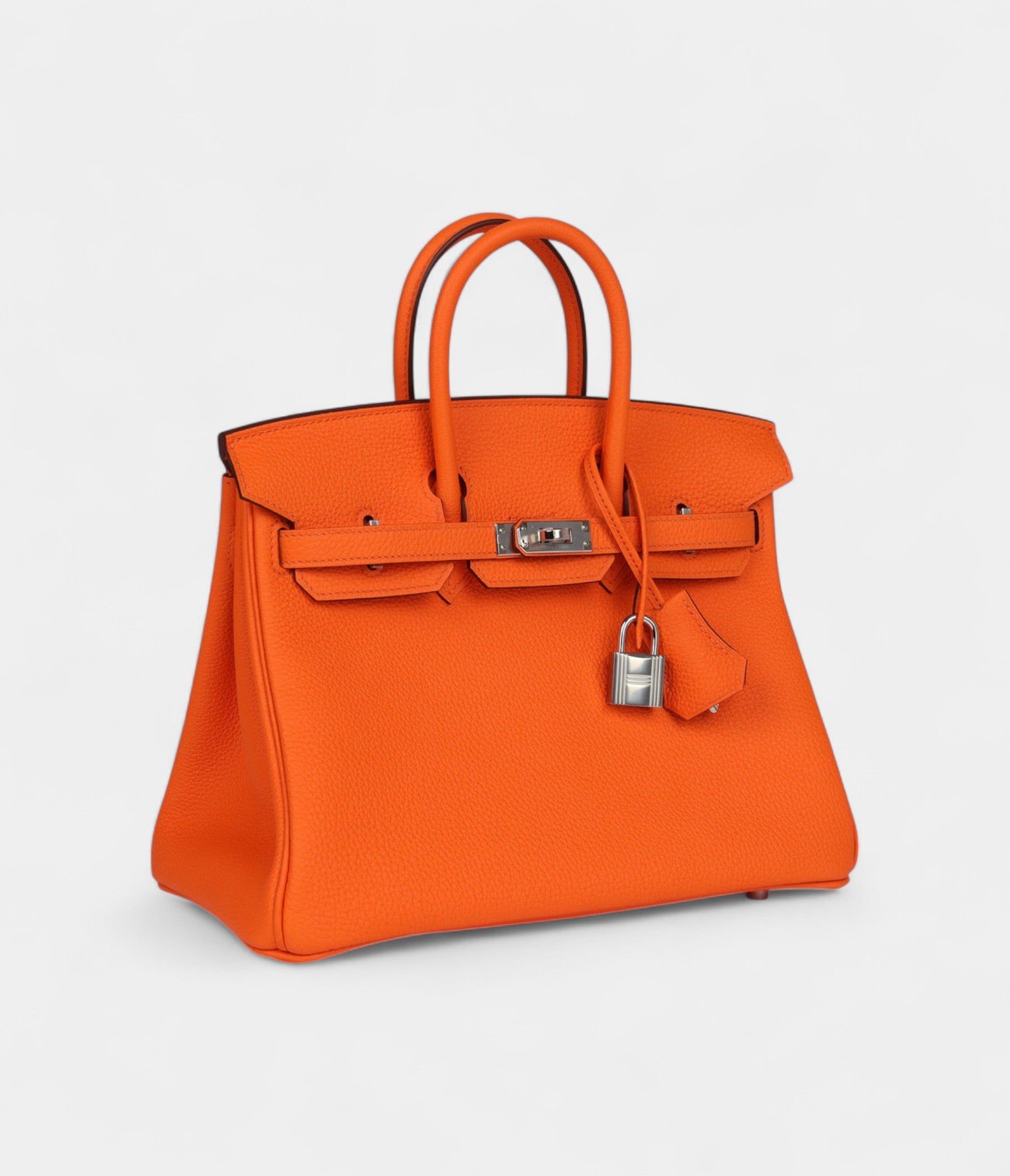 Hermès Birkin 25 Orange Minium Togo Palladium Hardware