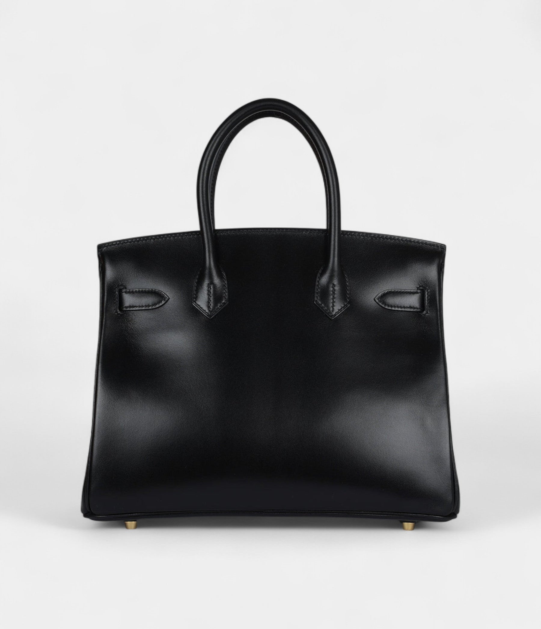 Hermès Birkin 30 Black Box Gold Hardware