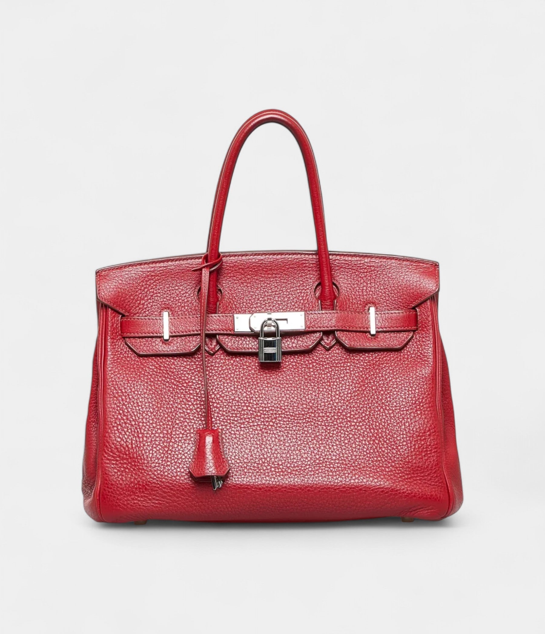 Hermès Birkin 30 Bright Red Handbag