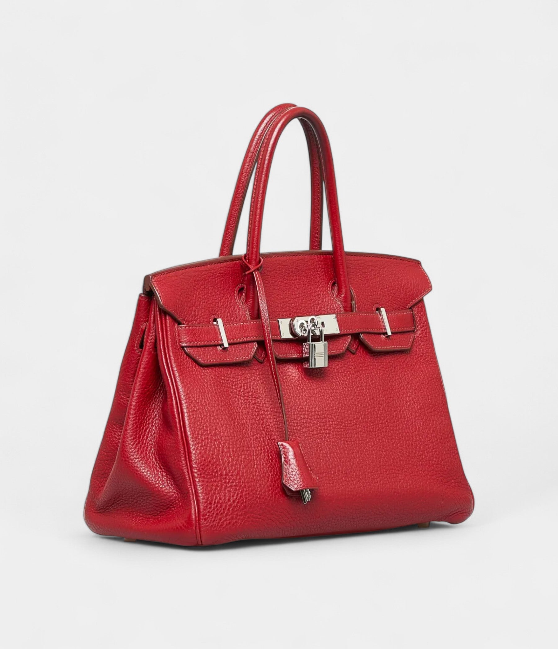 Hermès Birkin 30 Bright Red Handbag