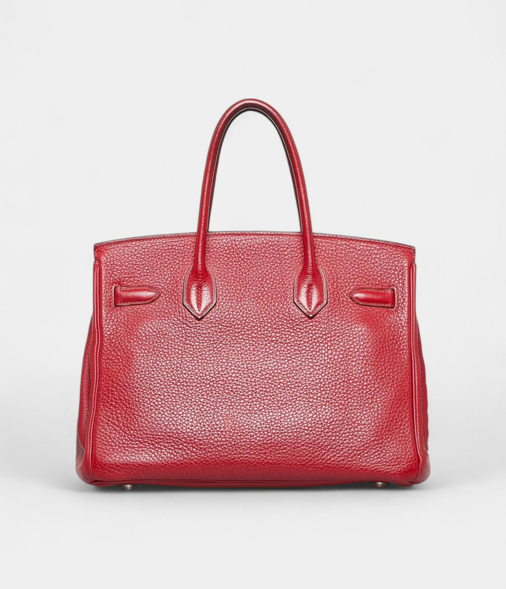 Hermès Birkin 30 Bright Red Handbag