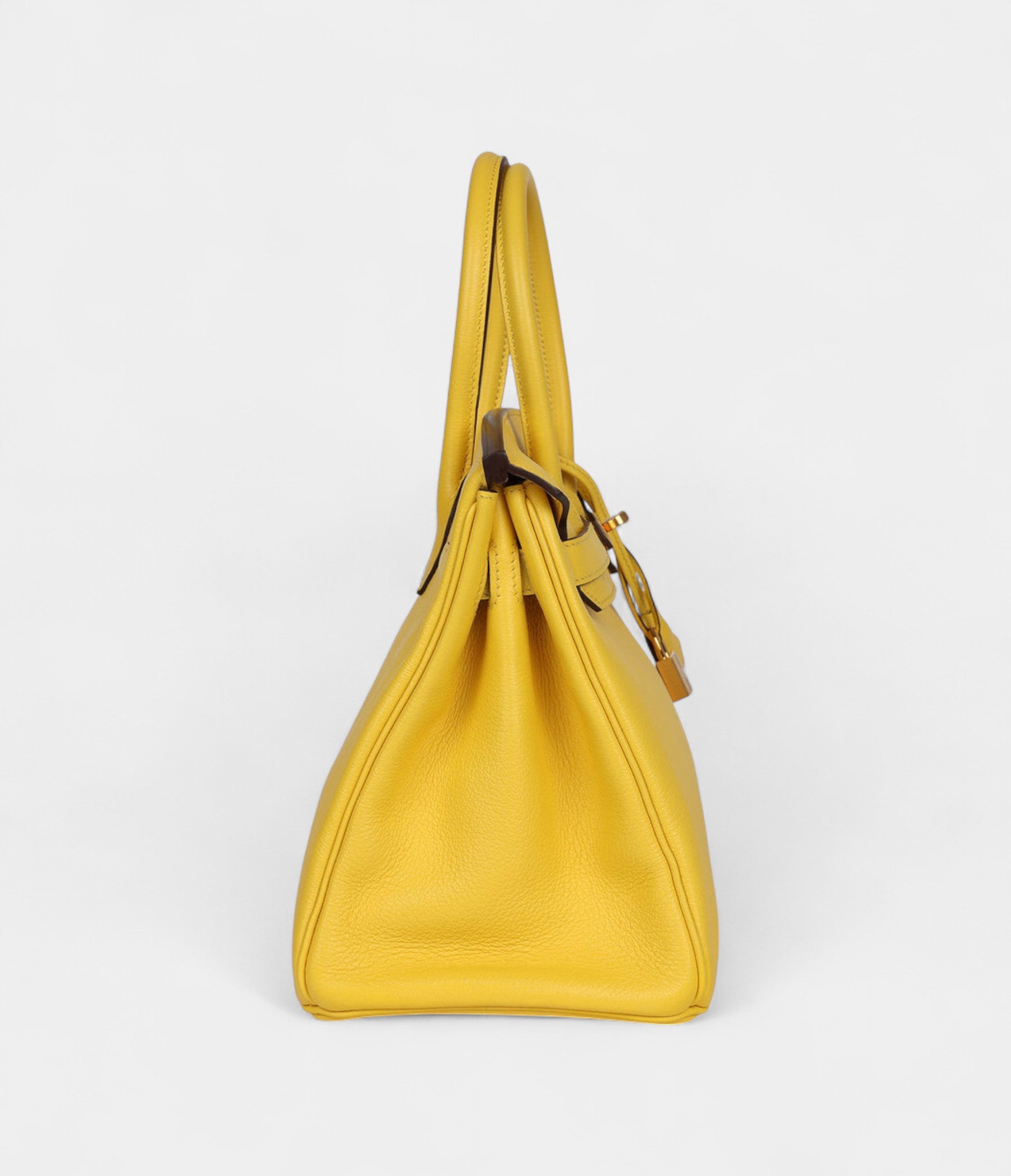 Hermès Birkin 30 Jaune de Naples Novillo Gold Hardware