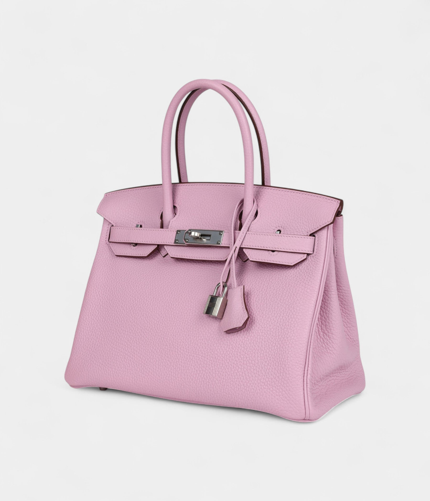 Hermès Birkin 30 Mauve Sylvestre Clemence Palladium Hardware