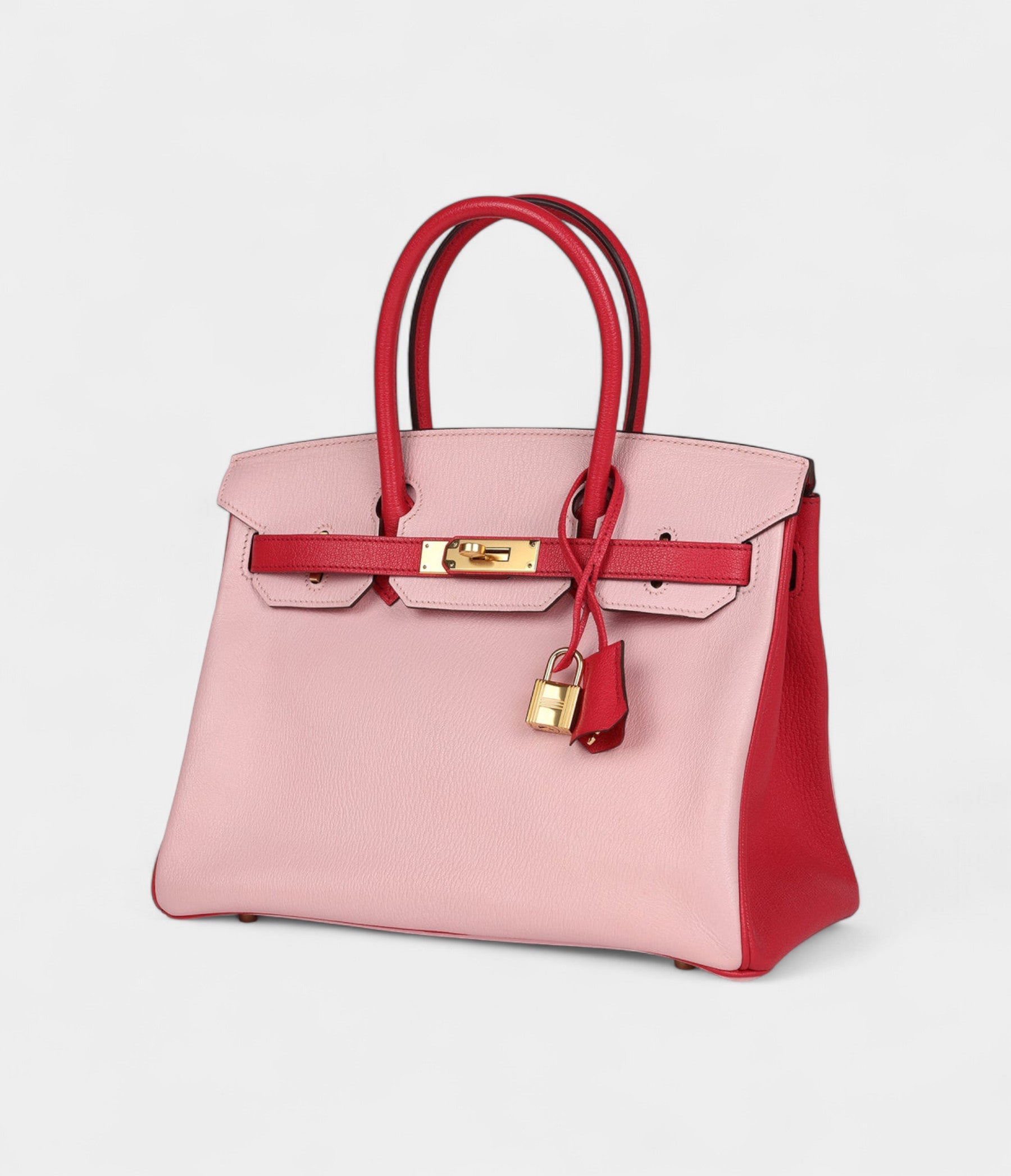 Hermès Birkin 30 Rose Sakura and Rose Extreme Chevre Gold Hardware