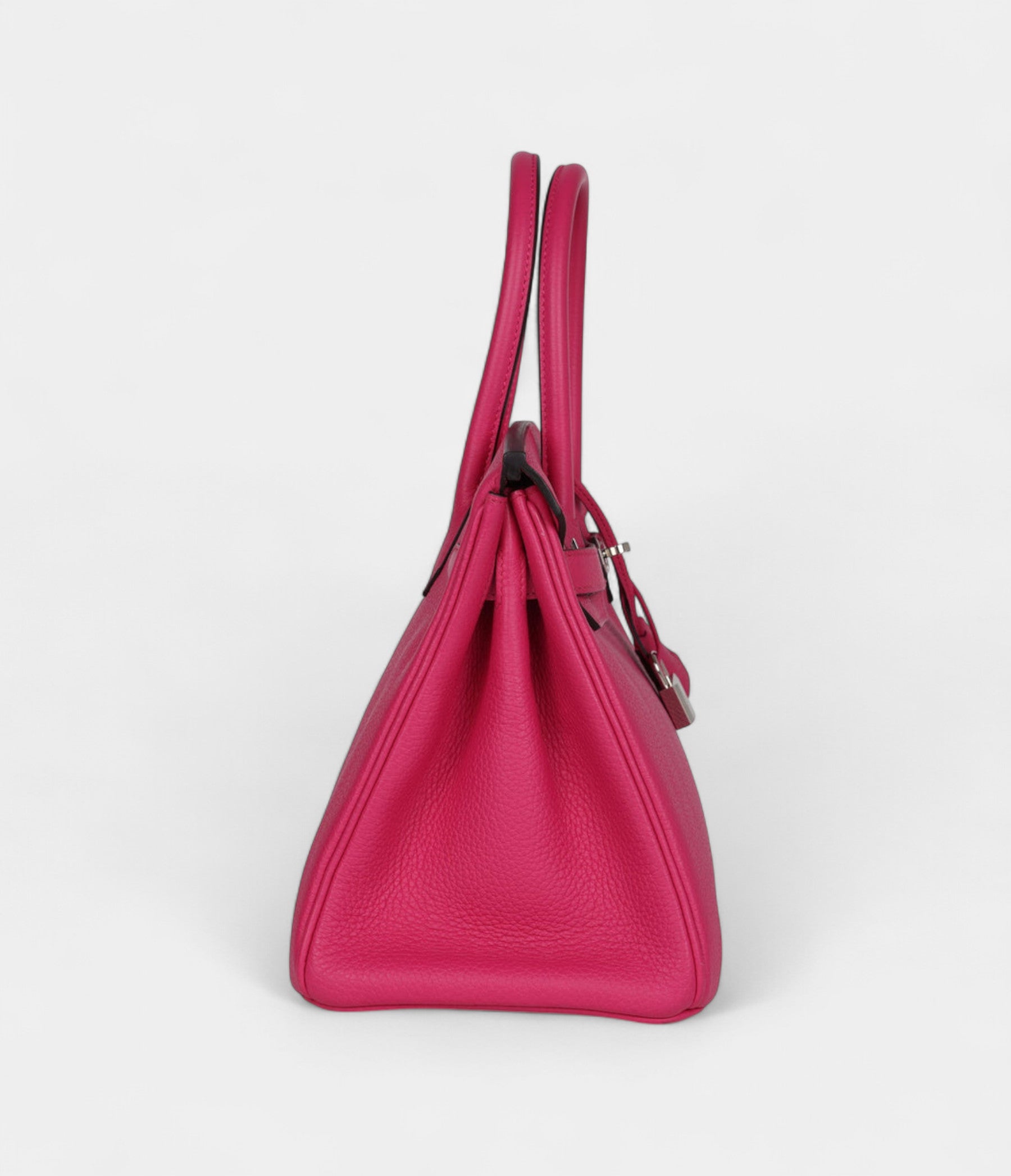 Hermès Birkin 30 Rose Shocking Clemence Palladium Hardware