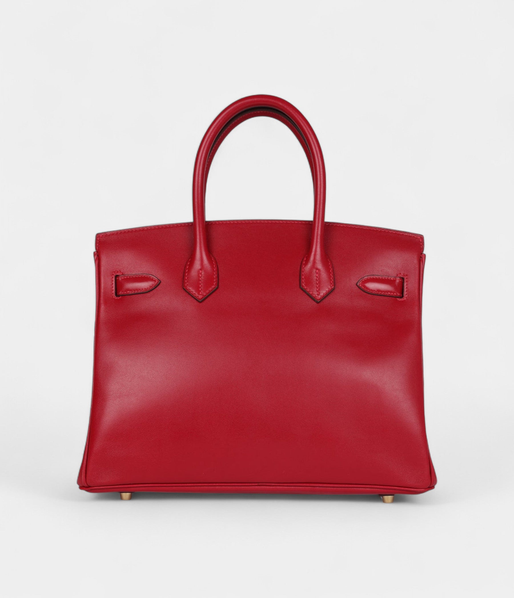 Hermès Birkin 30 Rouge Vif Tadelakt Gold Hardware