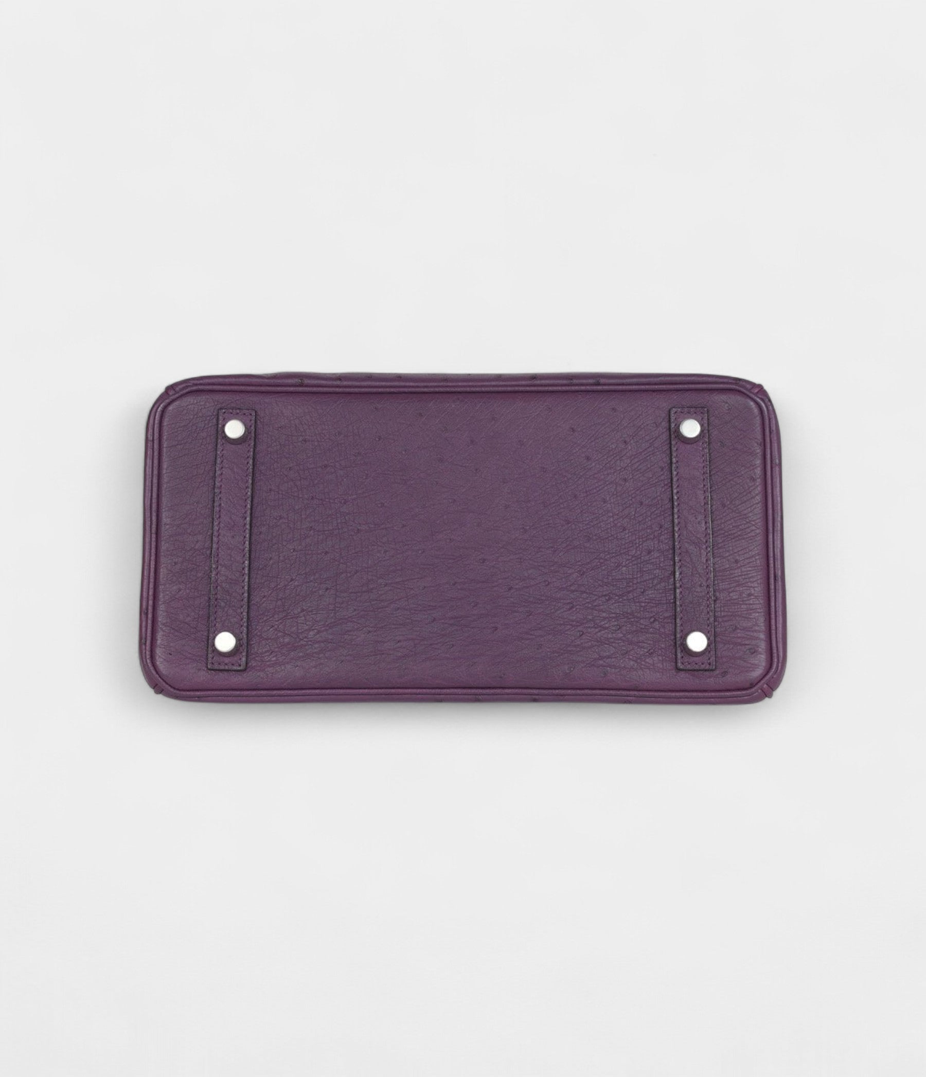 Hermès Birkin 30 Violet Ostrich Palladium Hardware