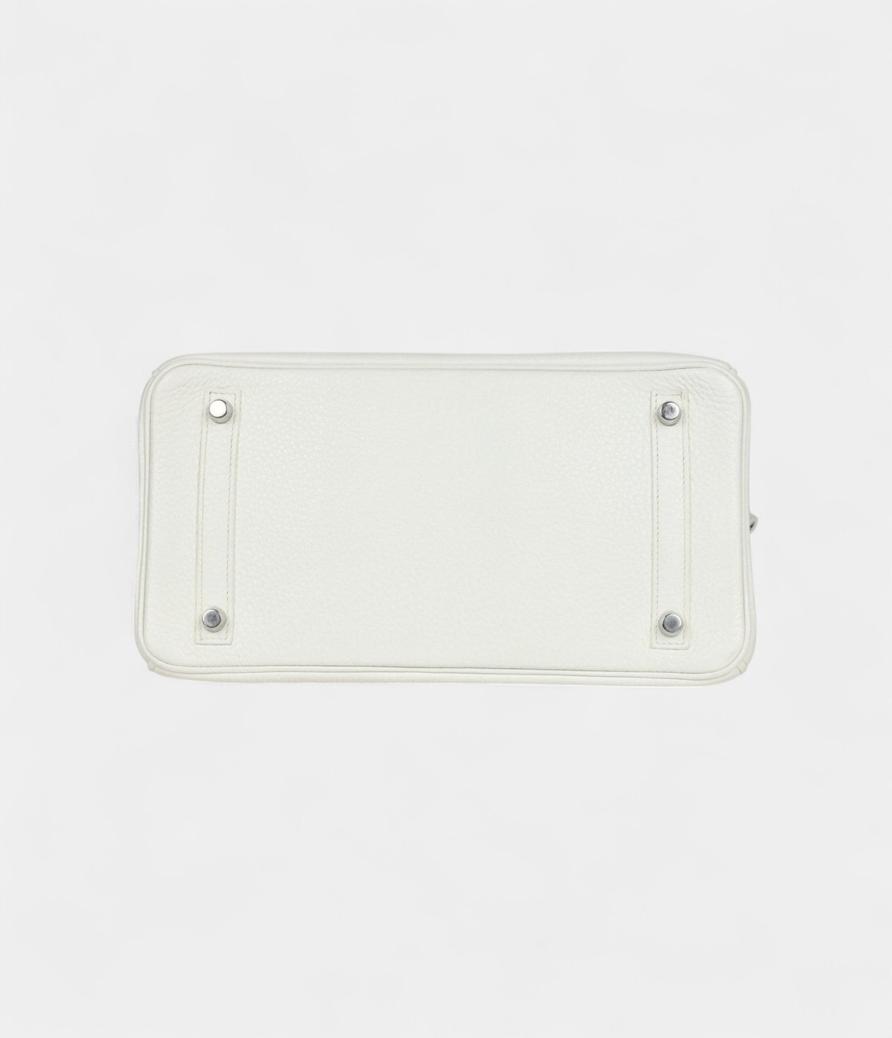 Hermès Birkin 30 White Clemence Palladium Hardware