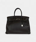 Hermès Birkin 35 Cafe Clemence Palladium Hardware