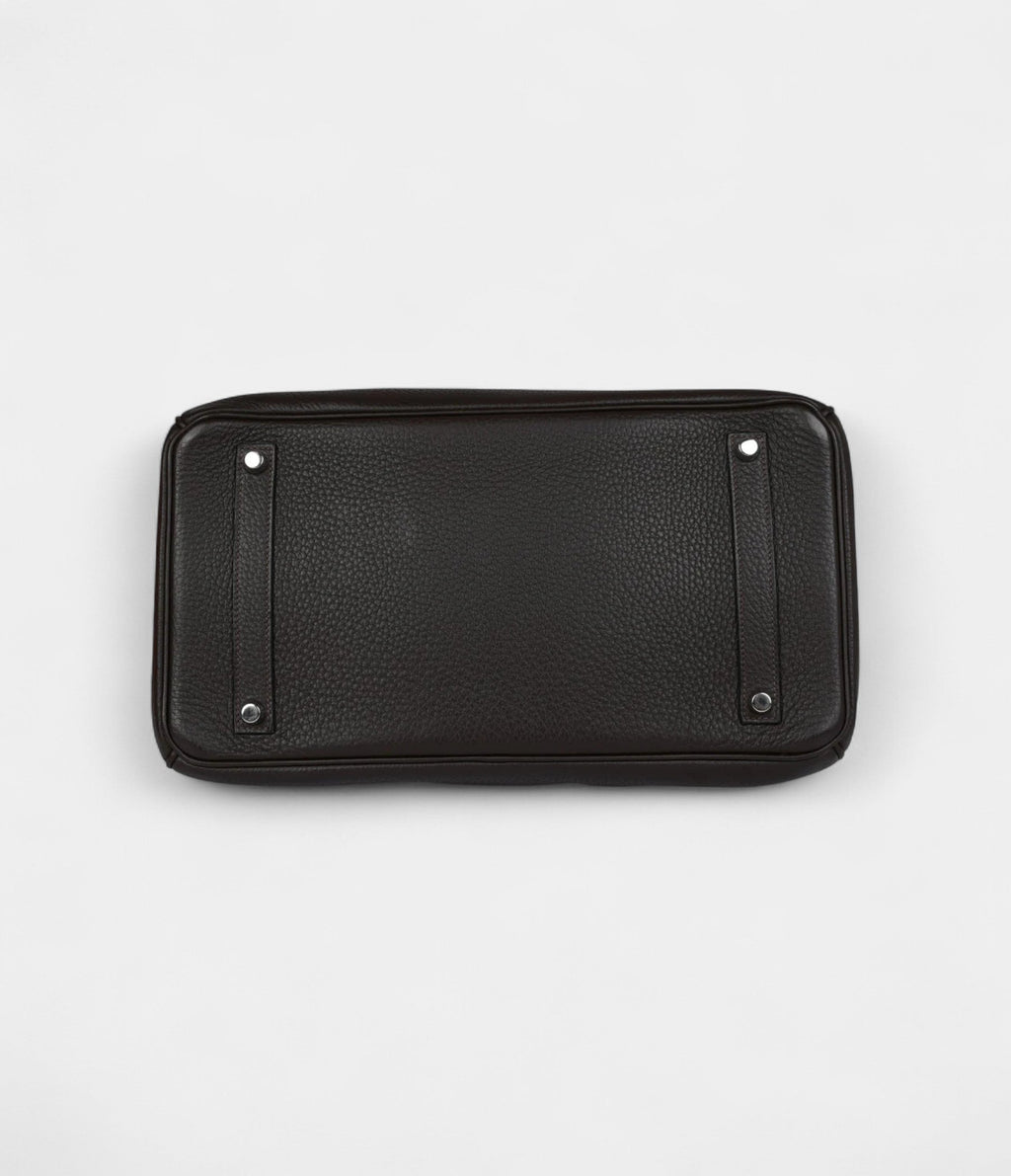Hermès Birkin 35 Cafe Clemence Palladium Hardware