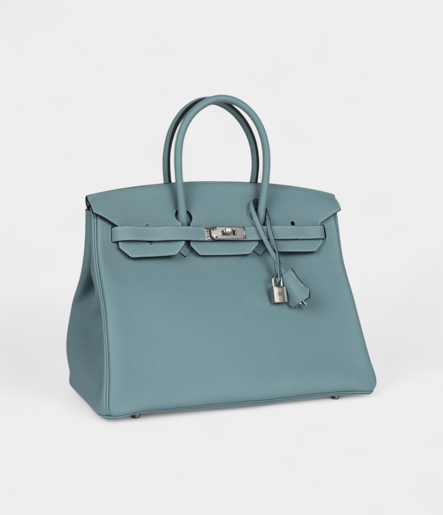 Hermès Birkin 35 Ciel Togo Palladium Hardware