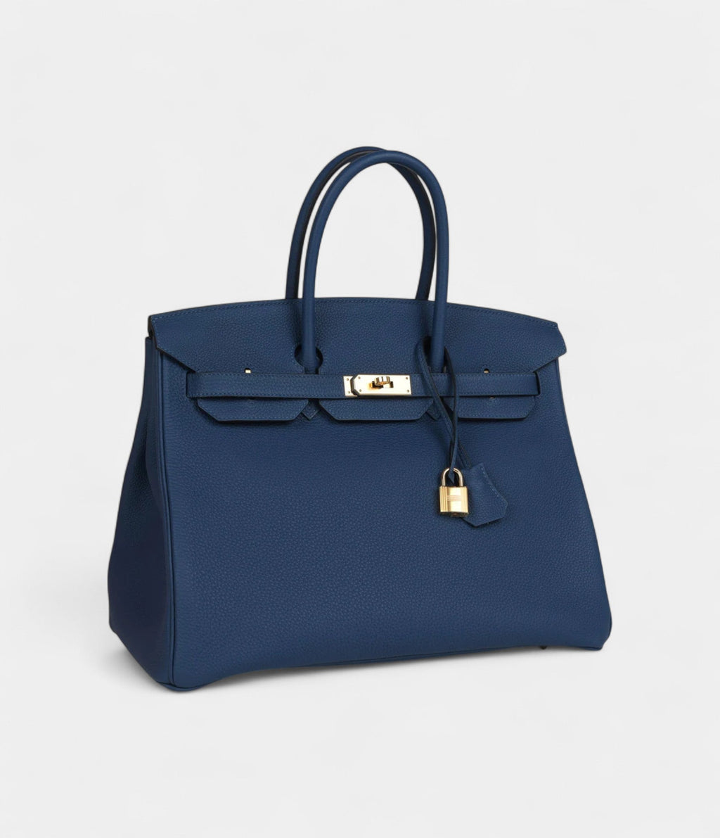 Hermès Birkin 35 Deep Bleu Togo Gold Hardware
