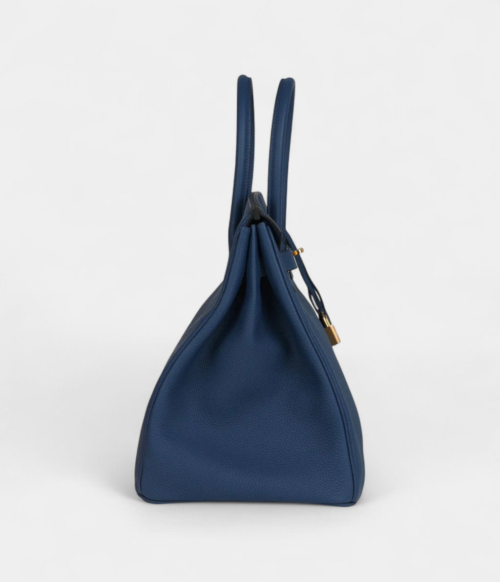 Hermès Birkin 35 Deep Bleu Togo Gold Hardware