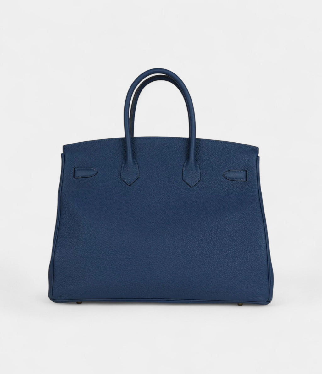 Hermès Birkin 35 Deep Bleu Togo Gold Hardware