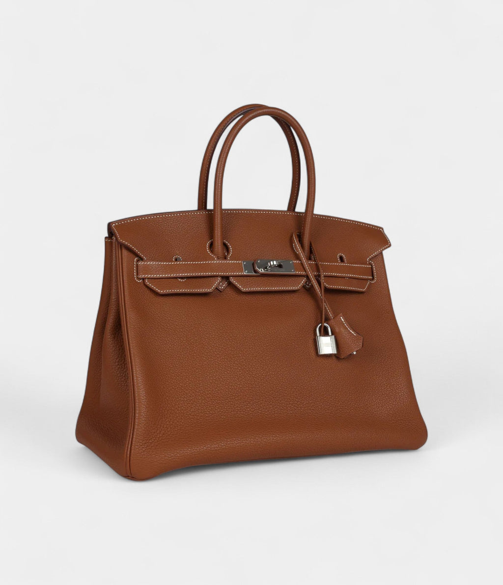 Hermès Birkin 35 Gold Togo Palladium Hardware
