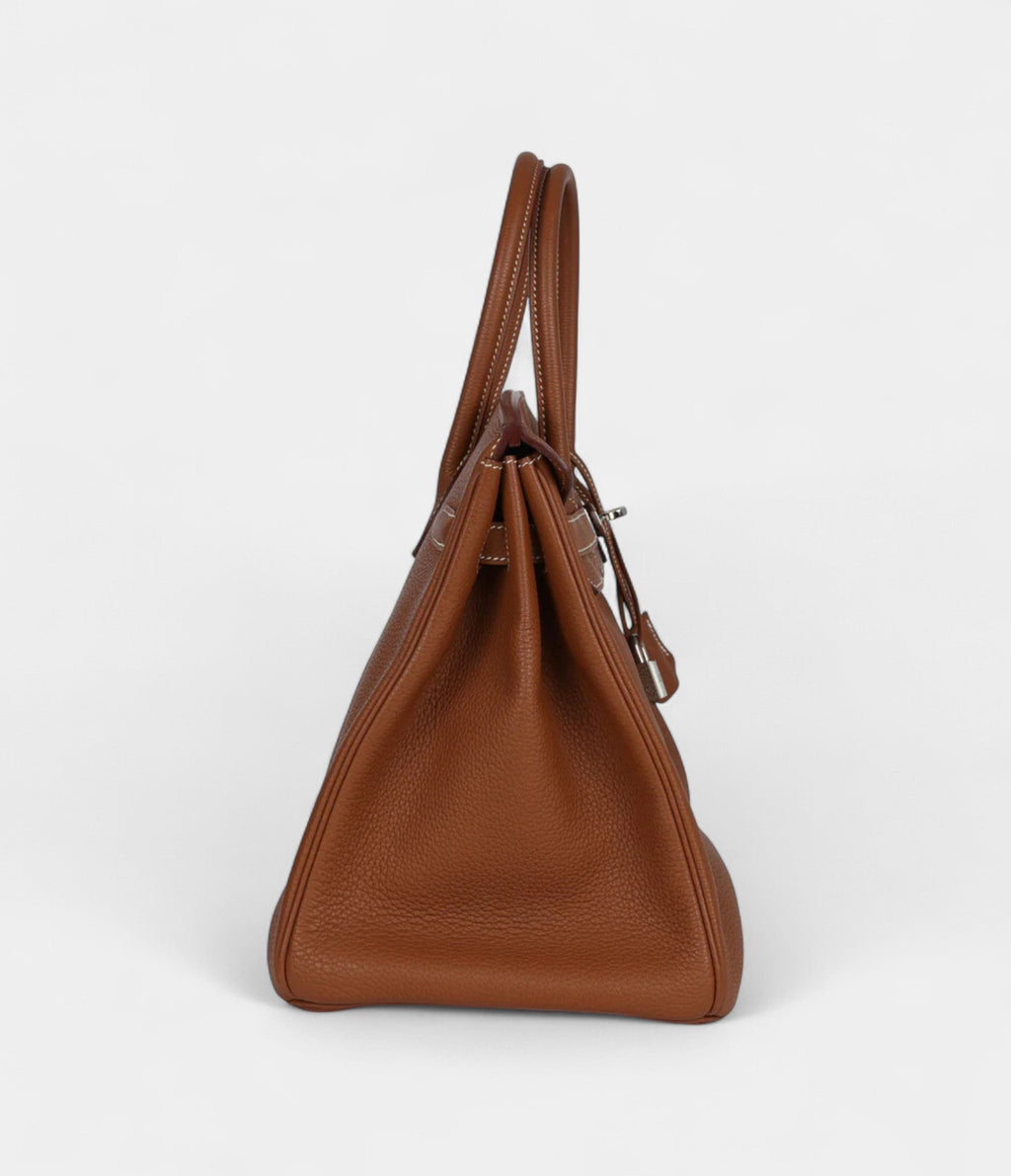 Hermès Birkin 35 Gold Togo Palladium Hardware