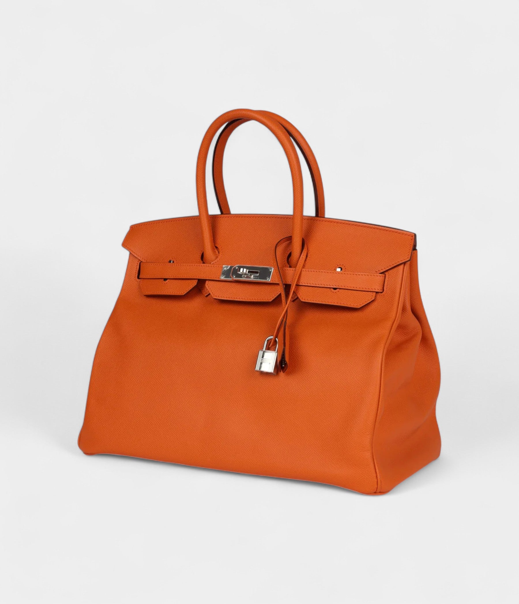 Hermès Birkin 35 Orange Epsom Palladium Hardware