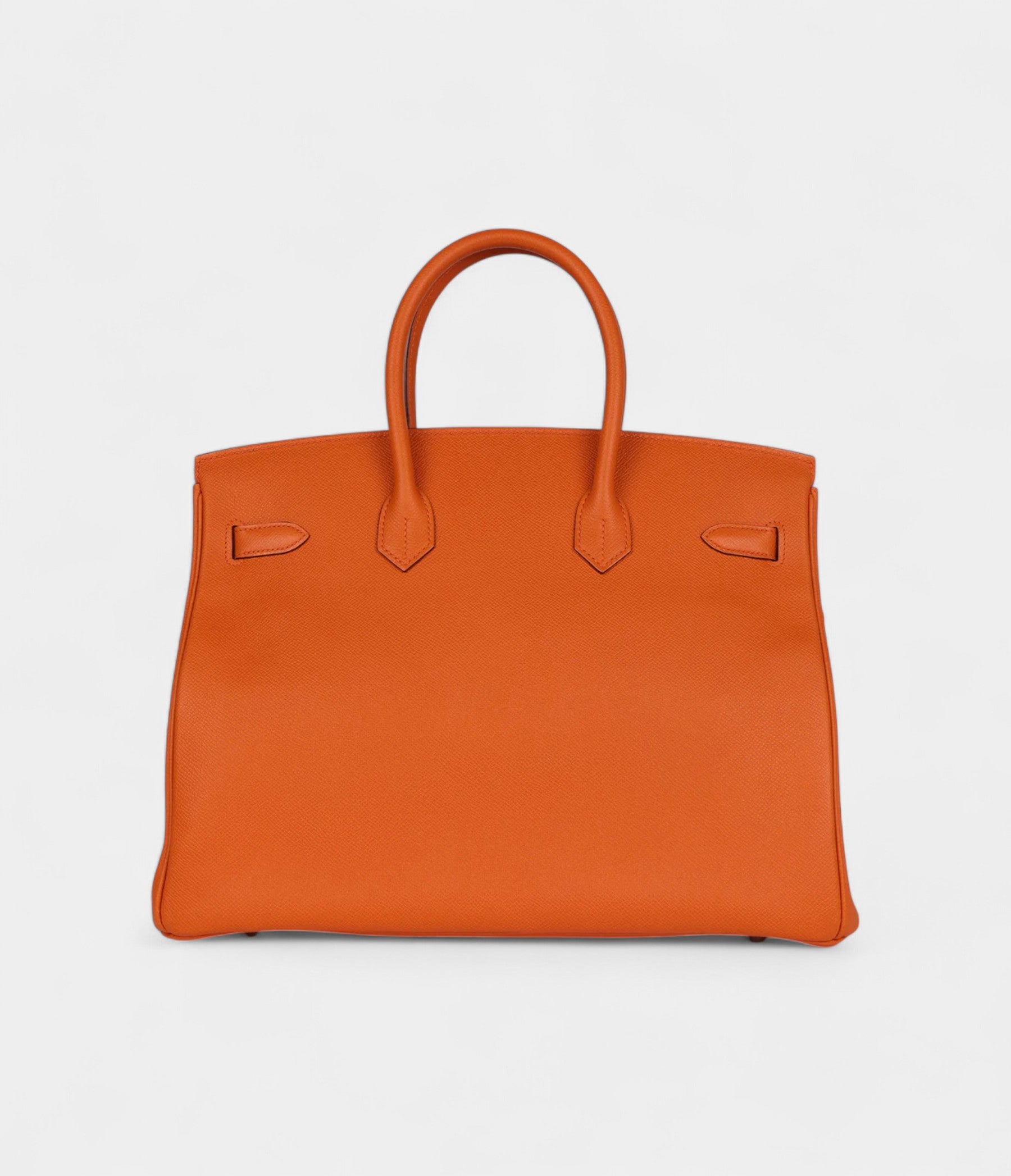 Hermès Birkin 35 Orange Epsom Palladium Hardware