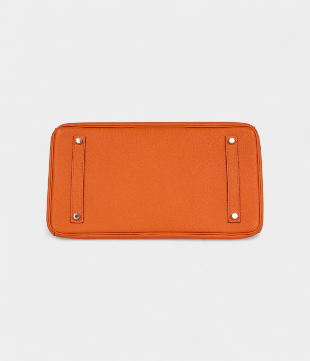 Hermès Birkin 35 Orange Epsom Palladium Hardware