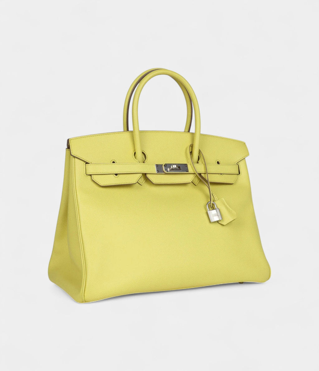 Hermès Birkin 35 Soufre Epsom Palladium Hardware