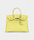Hermès Birkin 35 Soufre Epsom Palladium Hardware