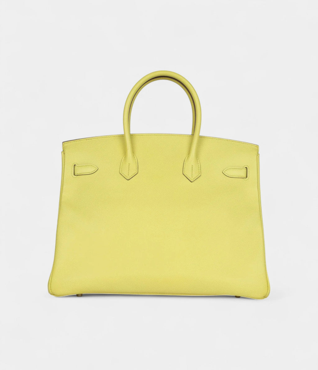 Hermès Birkin 35 Soufre Epsom Palladium Hardware
