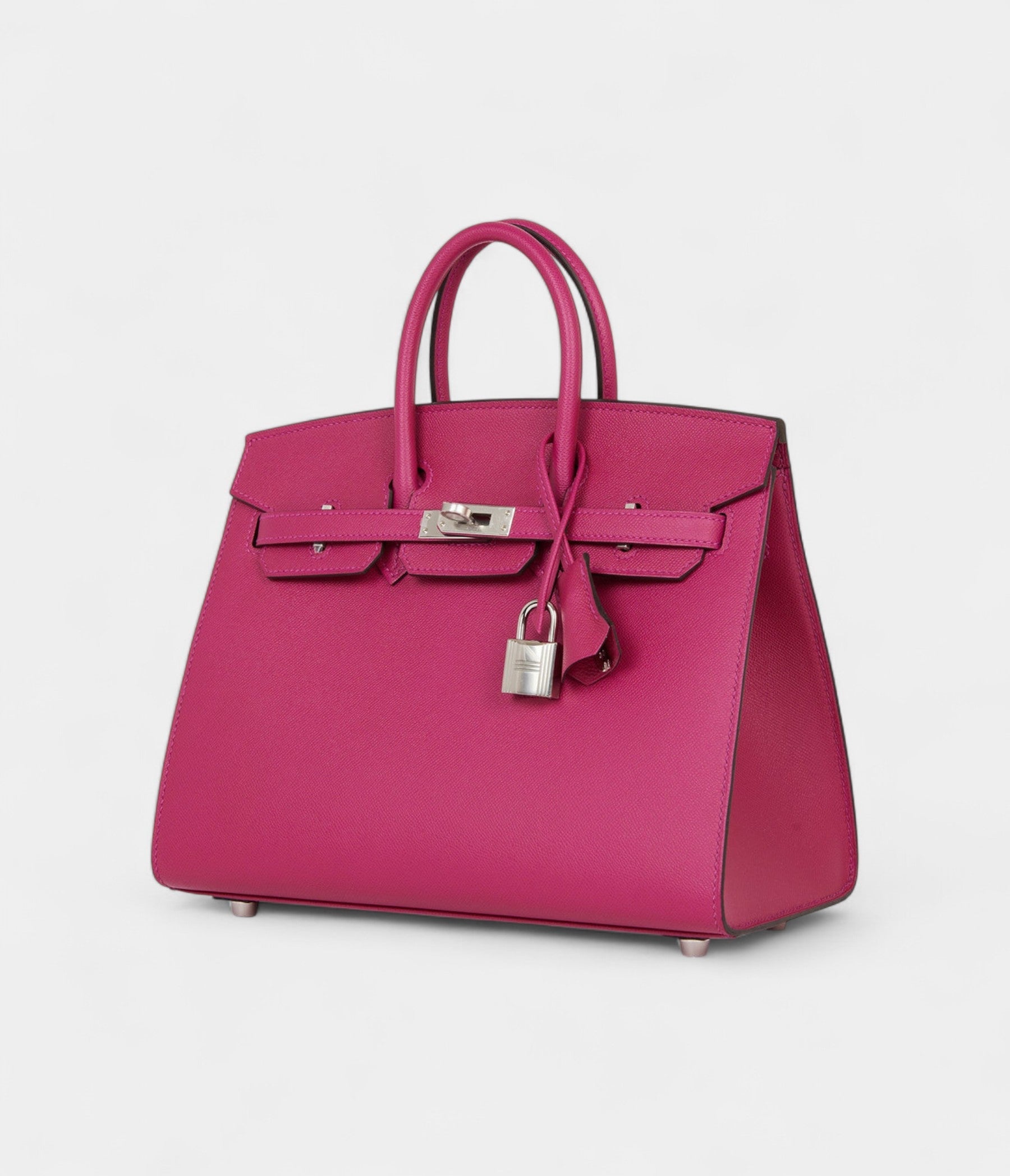 Hermès Birkin Sellier 25 Rose Pourpre Veau Madame Palladium Hardware