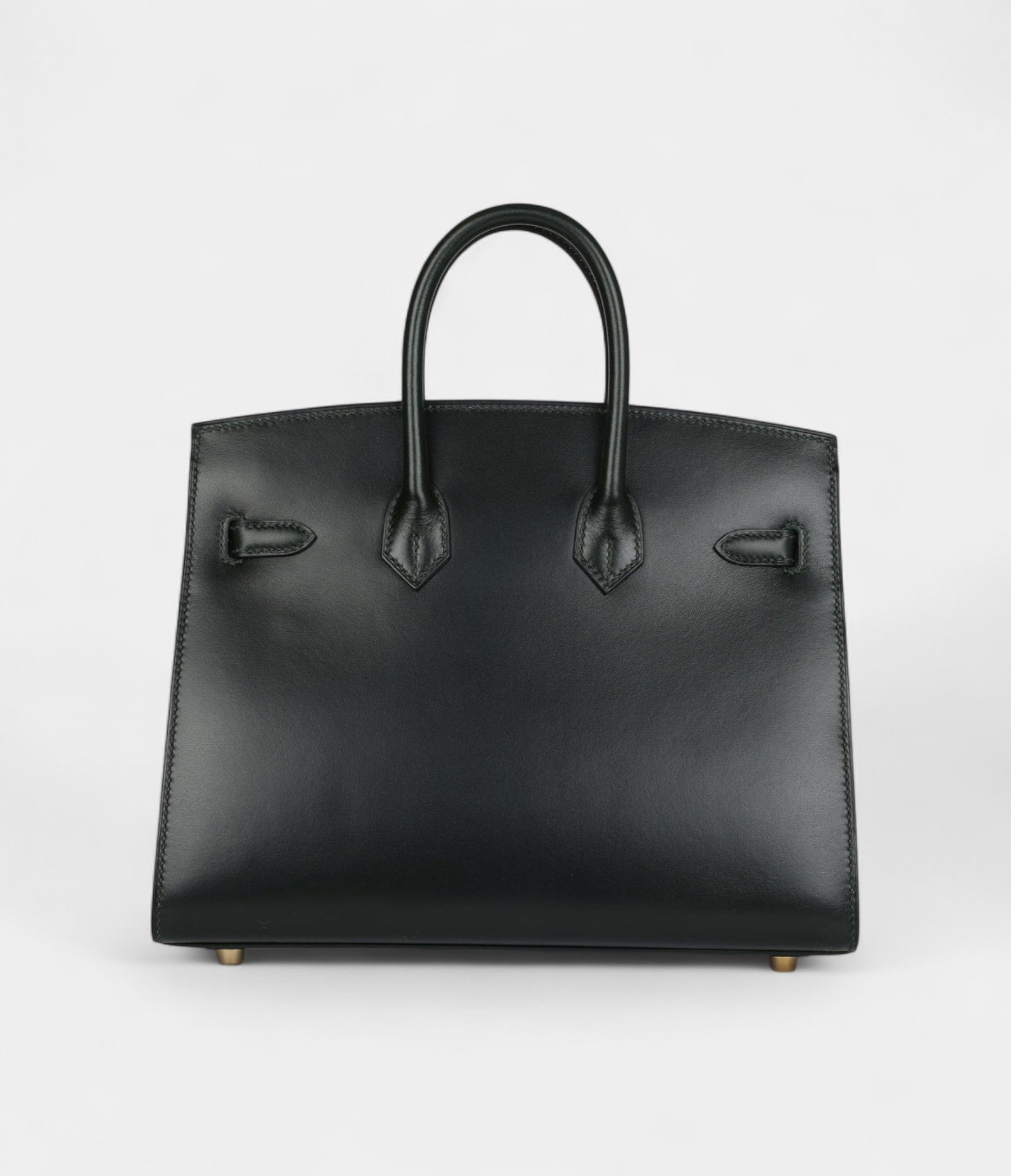 Hermès Birkin Sellier 25 Vert Fonce Box Gold Hardware