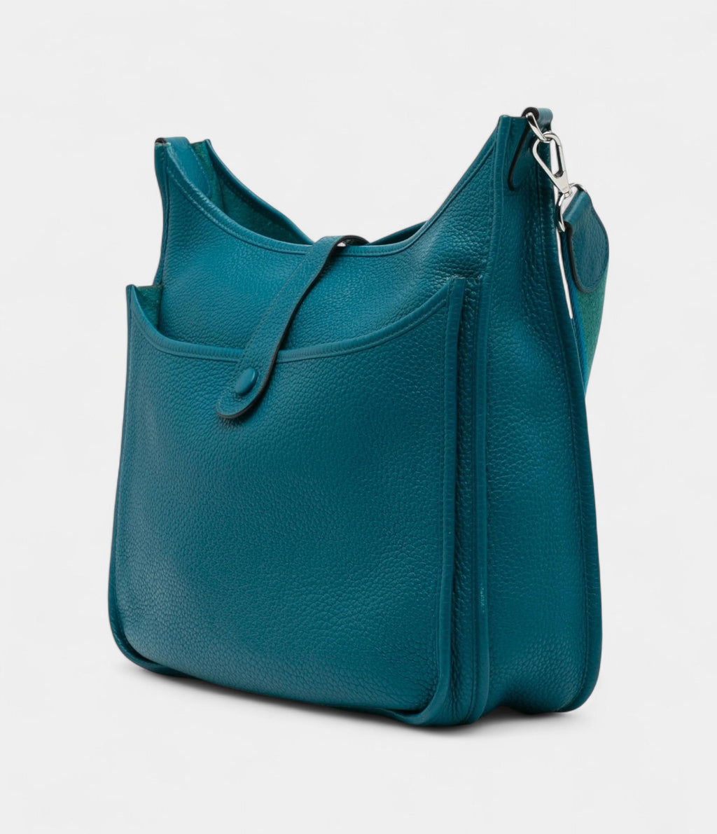 Hermès Clemence Evelyne III 29 Blue