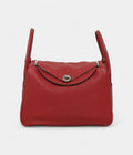 Hermes Clemence Leather Lindy 30 Bag