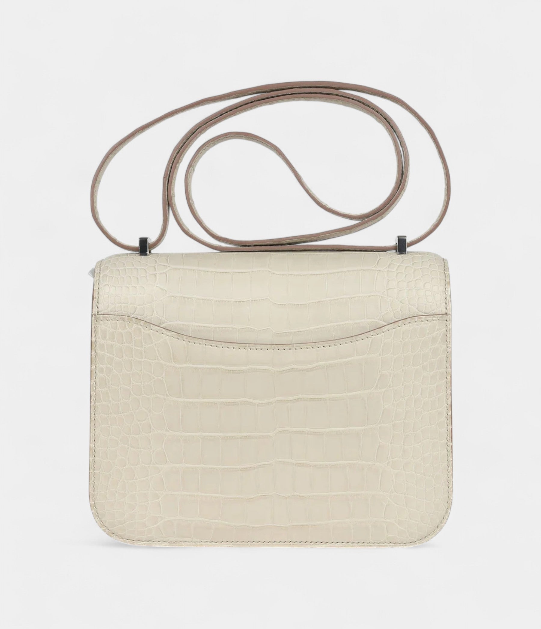 Hermès Constance 19 Beton Matte Alligator Palladium Hardware