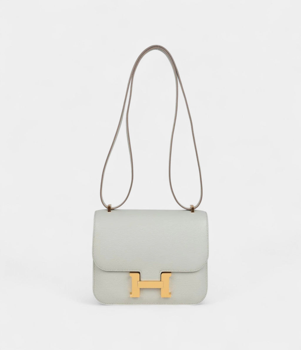 Hermès Constance 18 Gris Perle Chevre Mysore Gold Hardware
