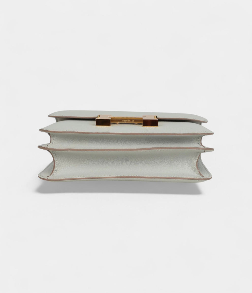 Hermès Constance 18 Gris Perle Chevre Mysore Gold Hardware