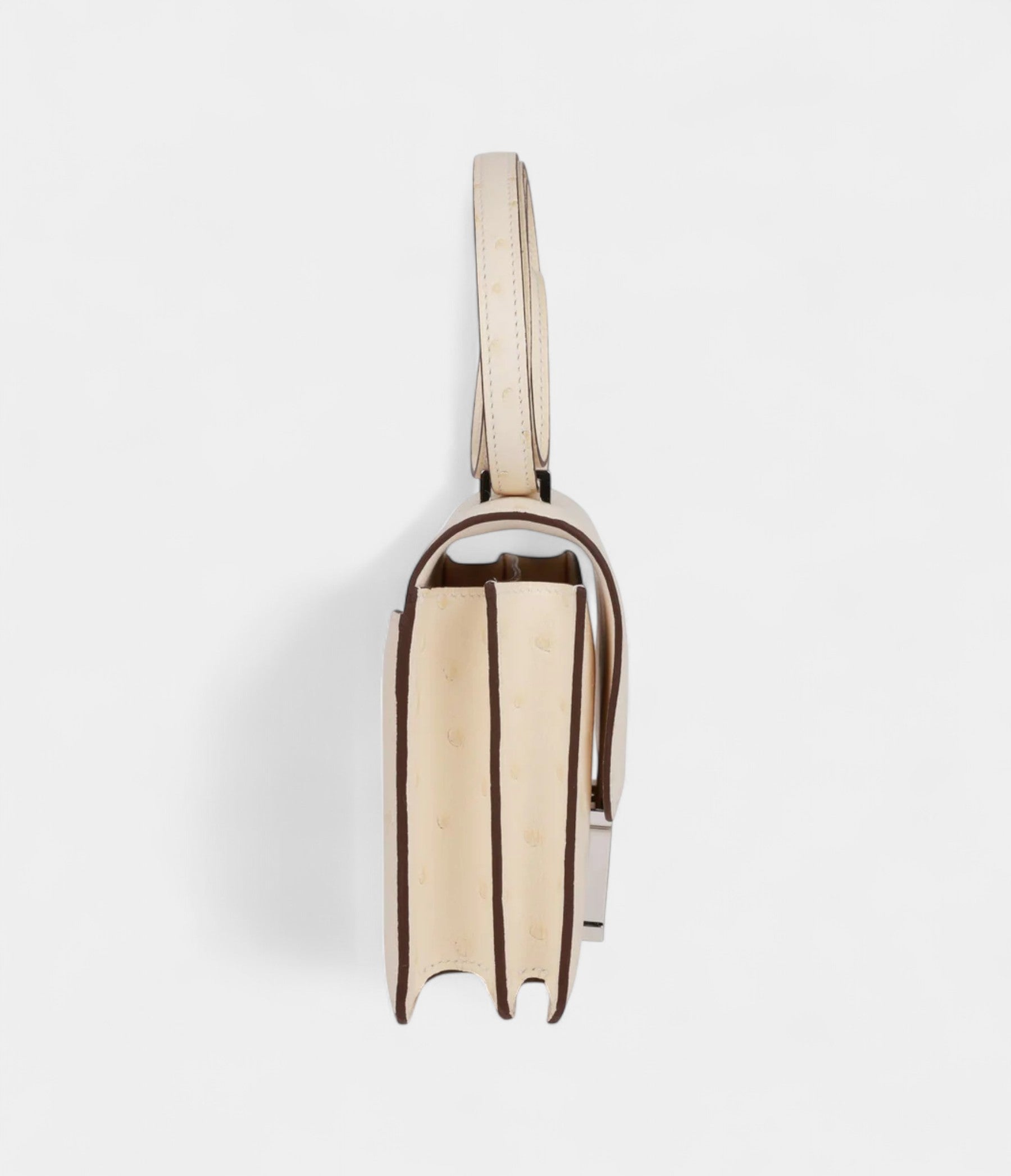 Hermès Constance 18 Nata Ostrich Palladium Hardware