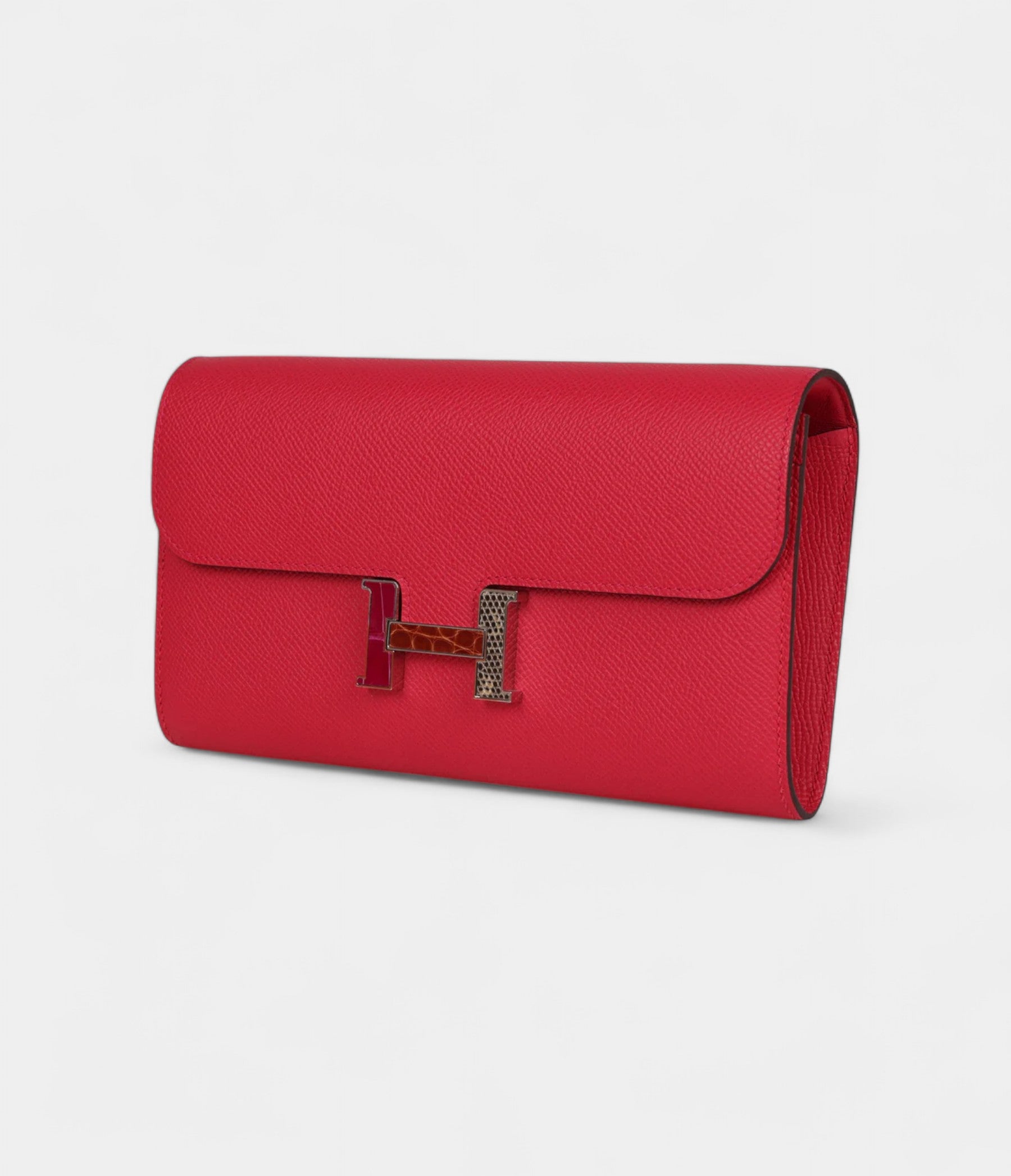 Hermès Constance Wallet To Go Rose Extreme Marquette Epsom Palladium Hardware