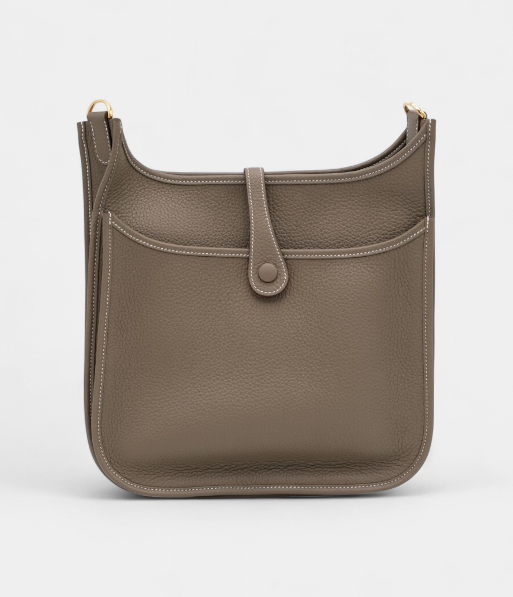 Hermès Etoupe Clemence Evelyne III 29 Gold Hardware