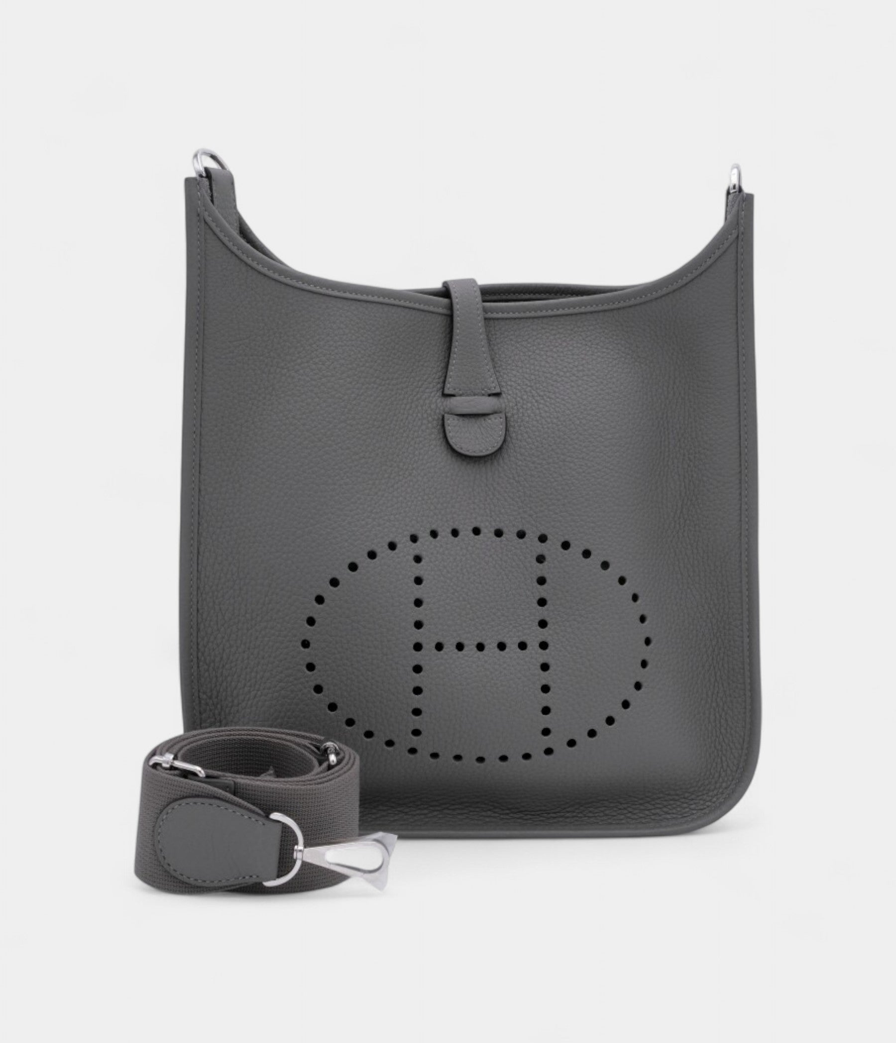 Hermès Gris Meyer Clemence Evelyne III 29 Palladium Hardware