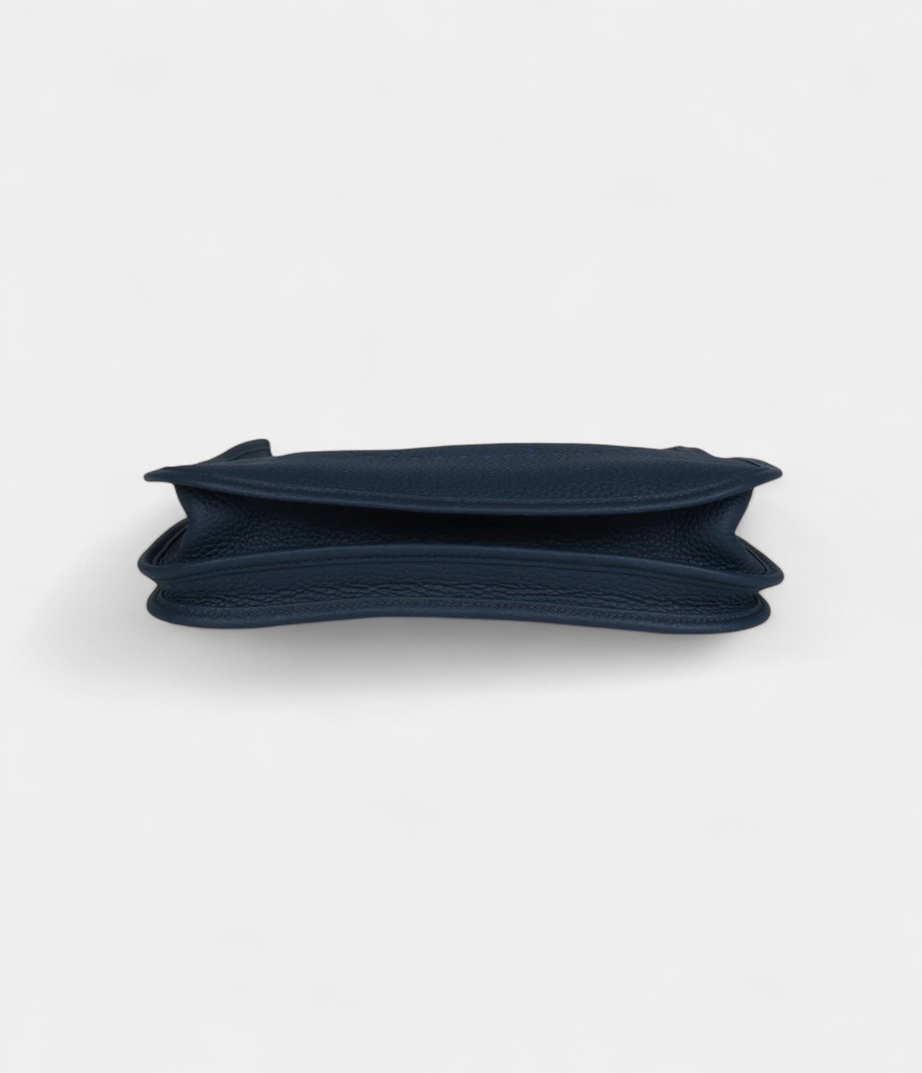 Hermès Evelyne III PM Bleu De Prusse Clemence Palladium Hardware