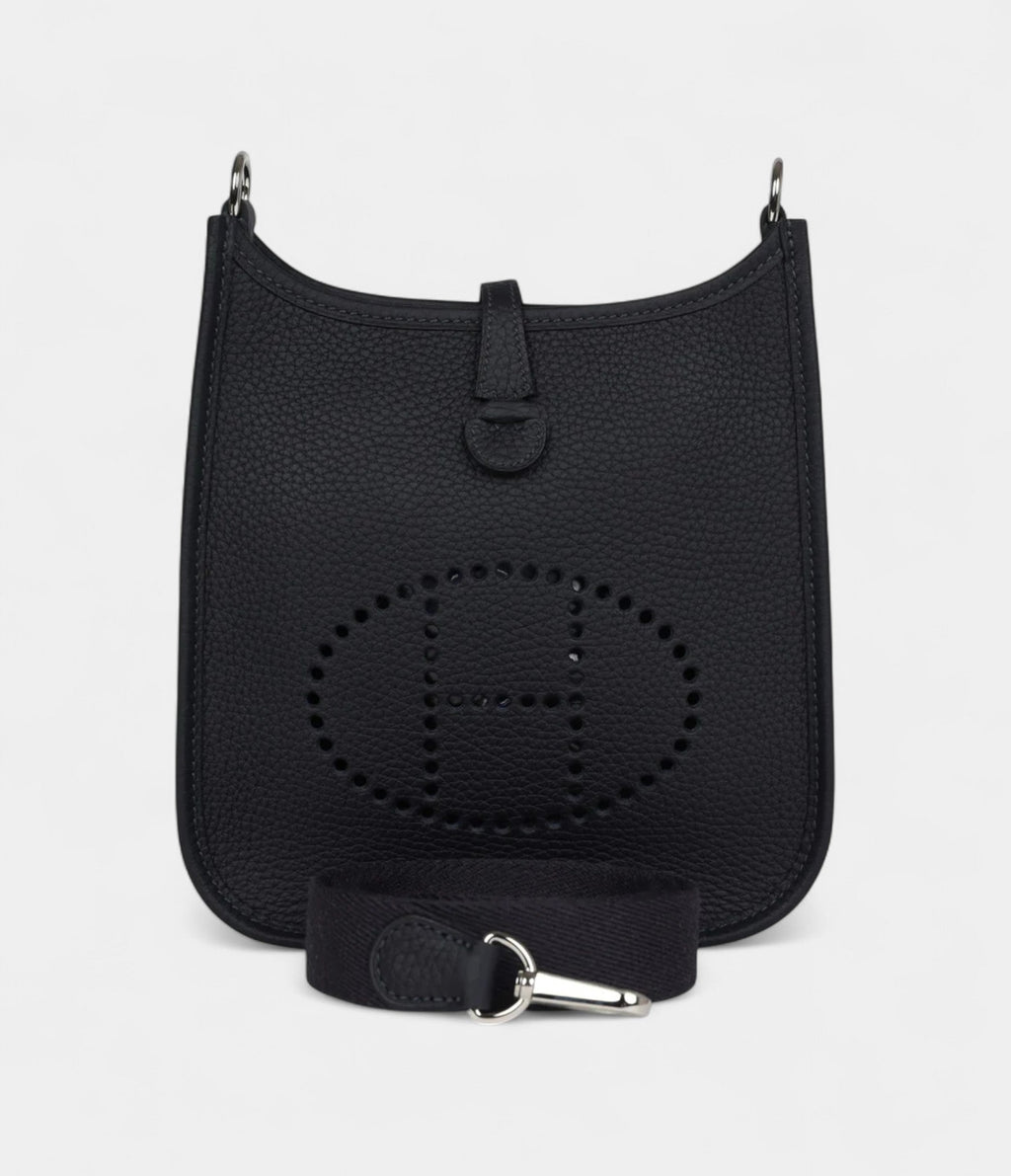 Hermès Evelyne TPM Caban Clemence Palladium Hardware