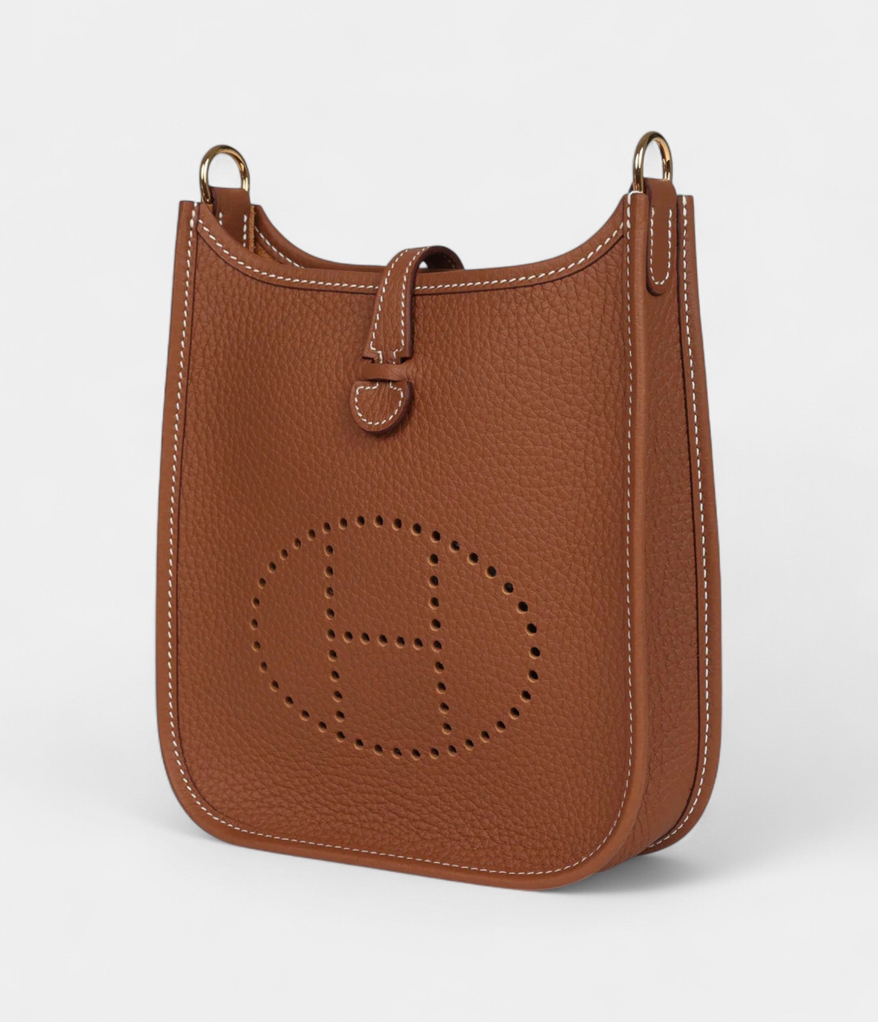 Hermès Evelyne  17cm TPM Gold Clemence Gold Hardware