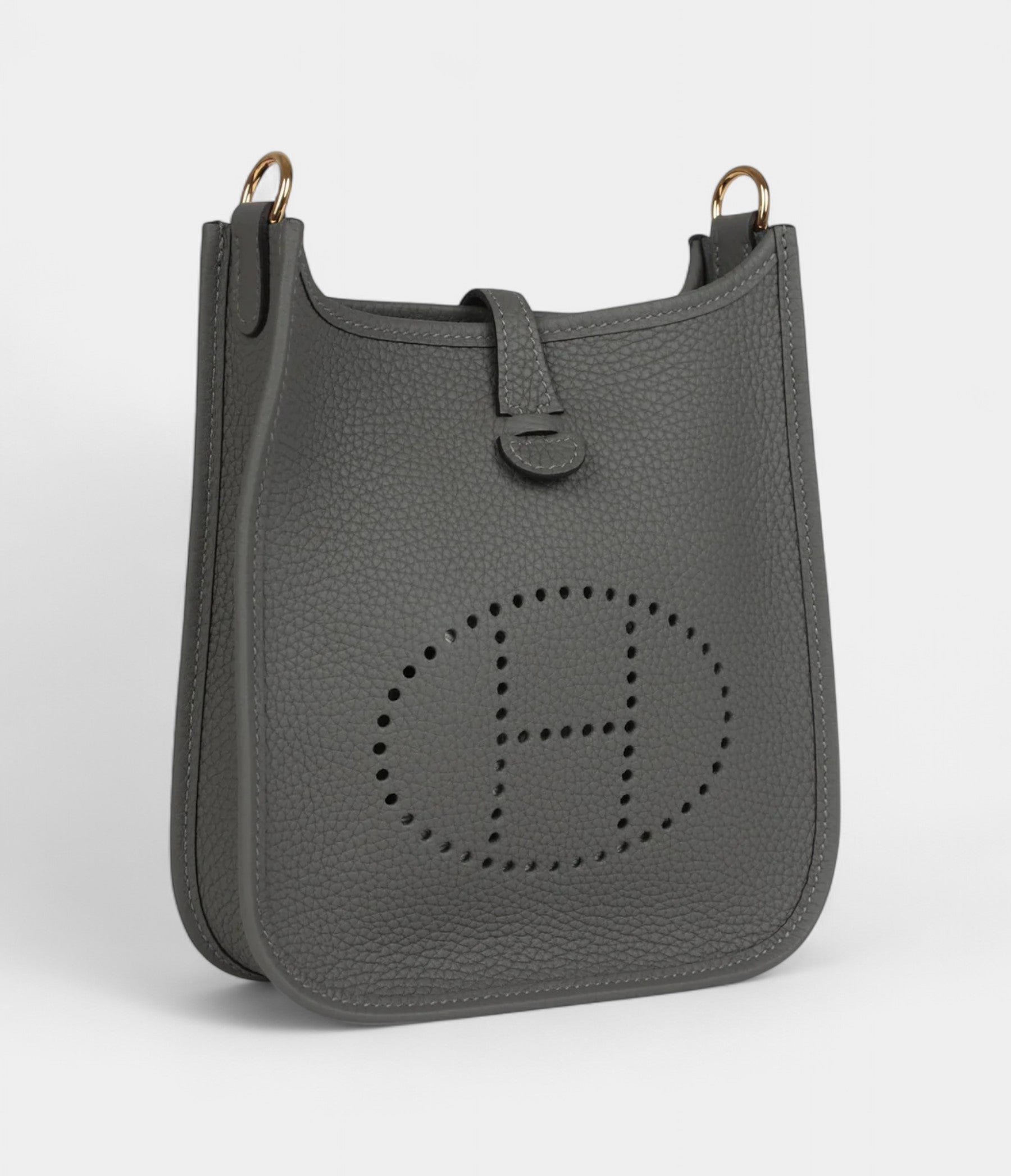 Hermès Evelyne TPM Gris Meyer Clemence Gold Hardware